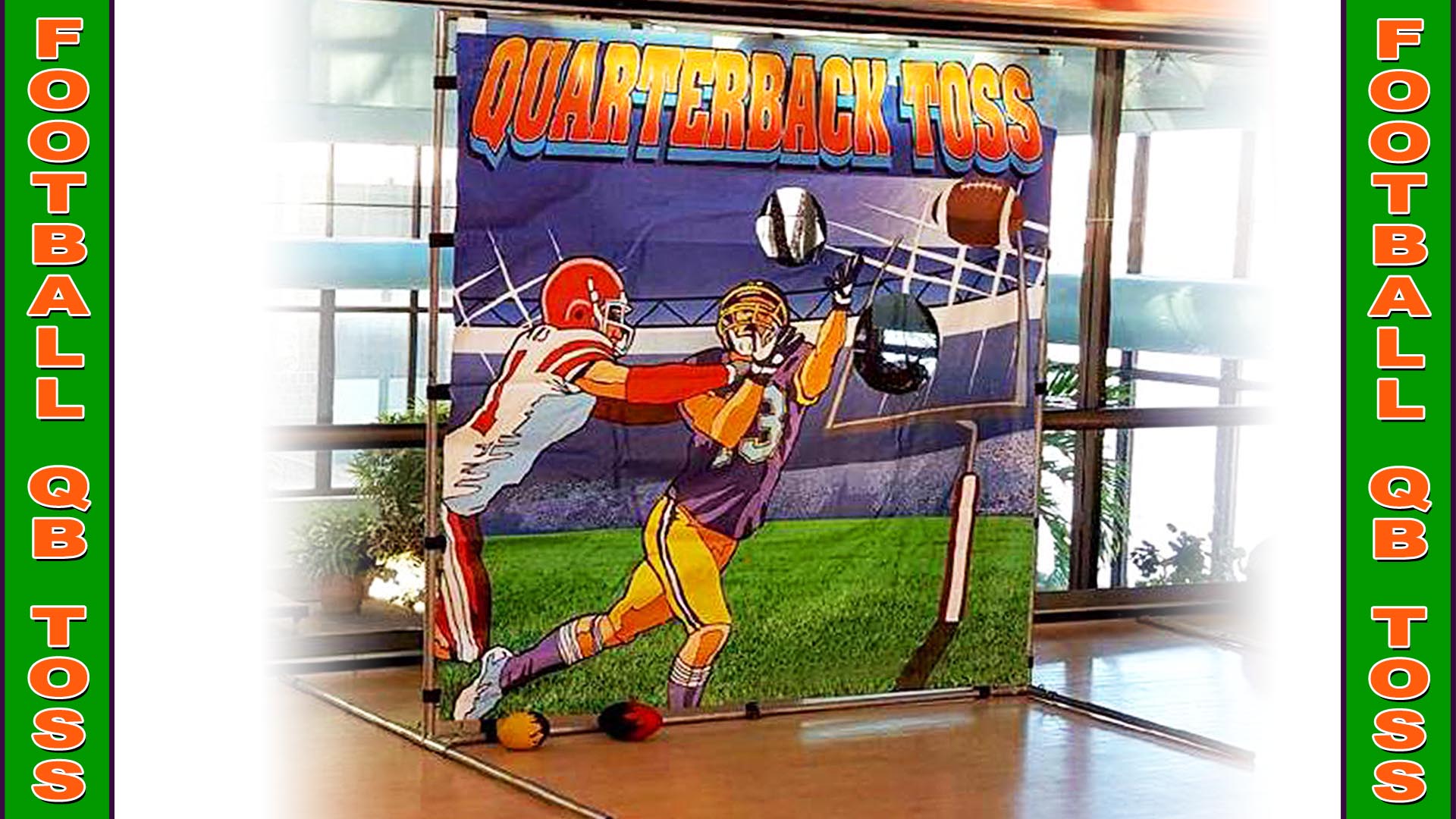 football qb toss carnival game